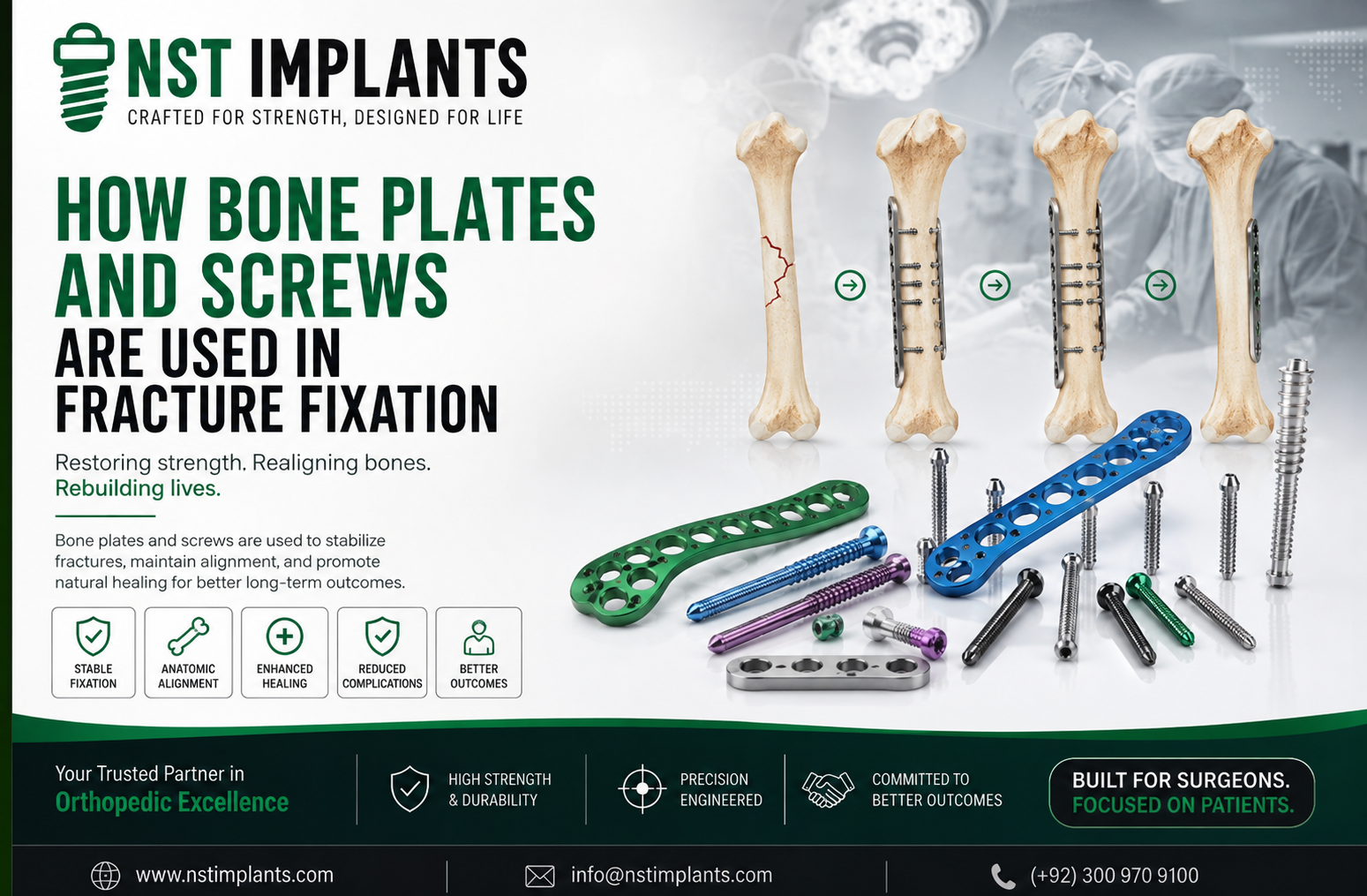 How Bone Plates and Screws Are Used in Fracture Fixation